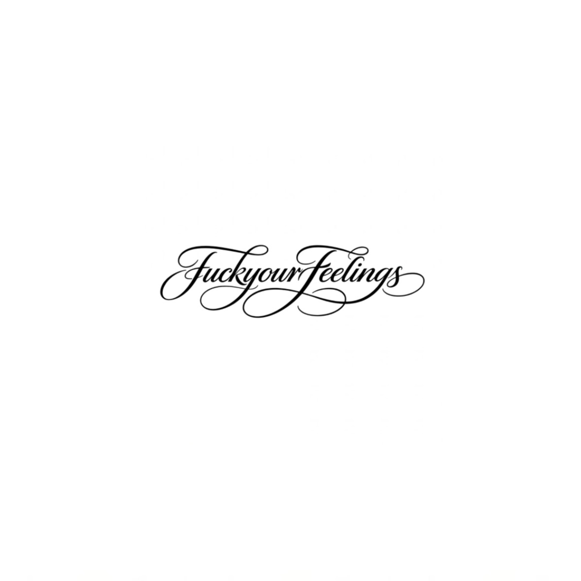 Calligraphy Single Line Decal