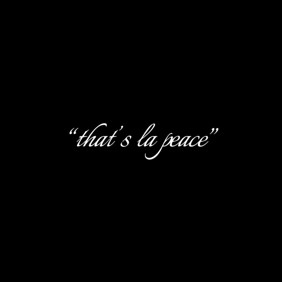 “That’s La Peace” Slap
