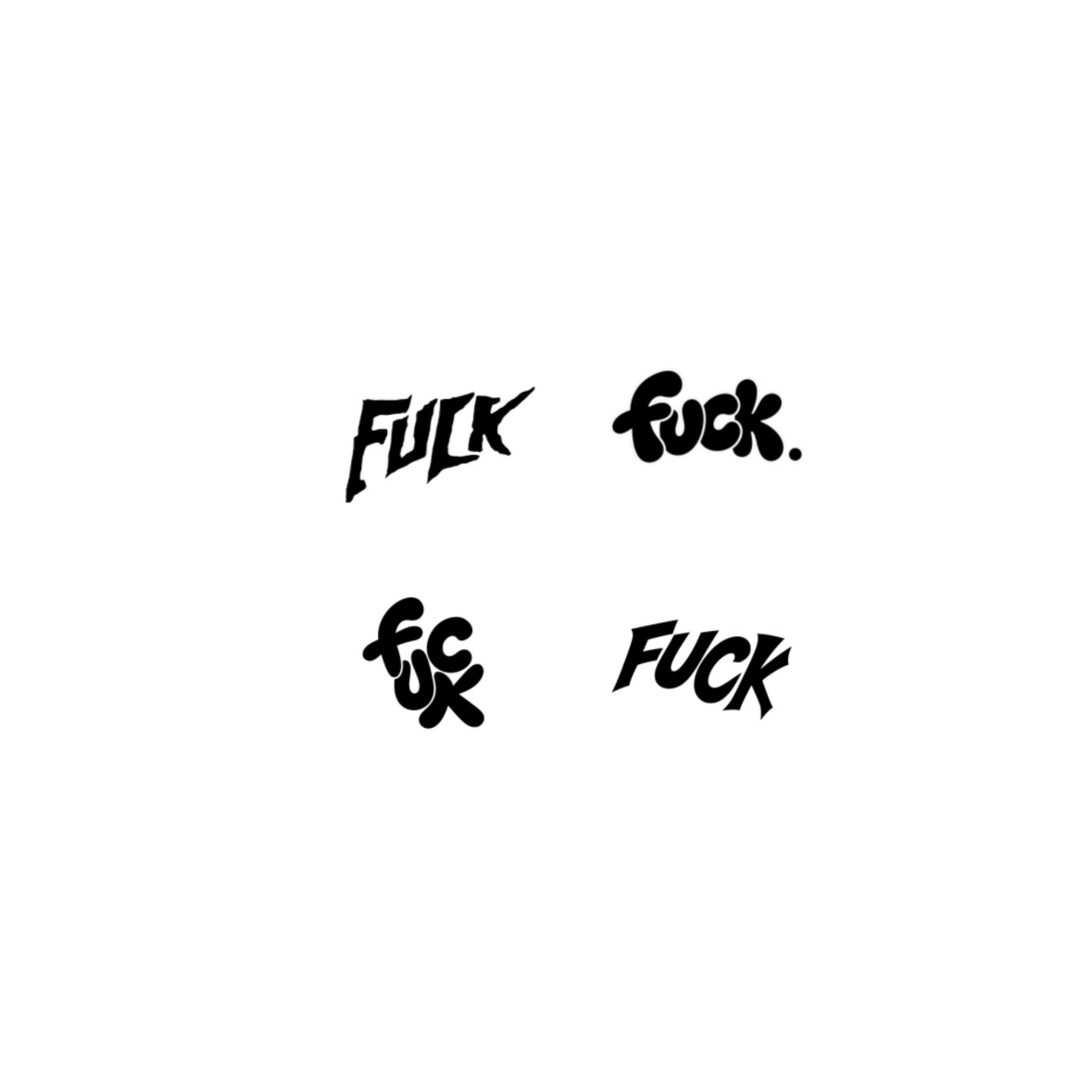 The “FUCK” 4-Pack